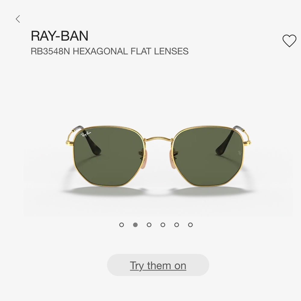 Ray-Ban unisex  Hexagonal Sunglasses